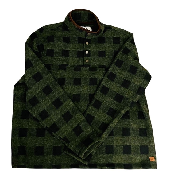 John Wayne Other - John Wayne Fleece Plaid Pullover in 2XL